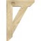 Ekena Millwork Traditional Slat Rough Sawn Bracket, Douglas Fir, 4"W x 18"D x 26"H BKT04X18X26TRA06RDF - alternate 4